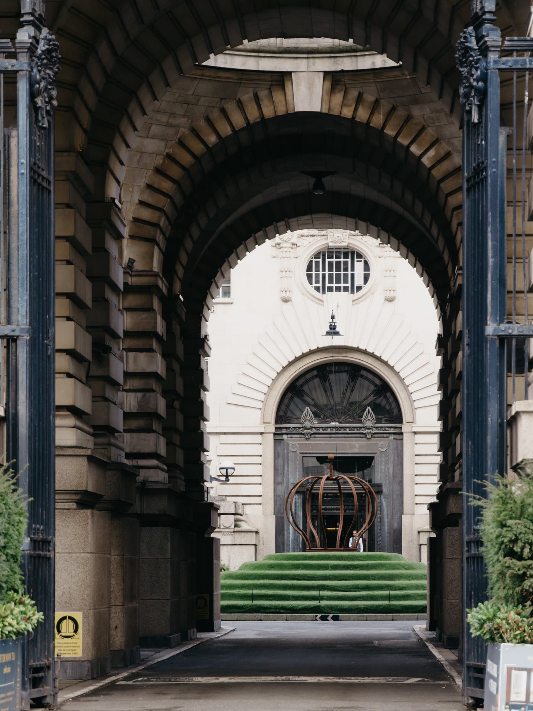 A stone archway in London